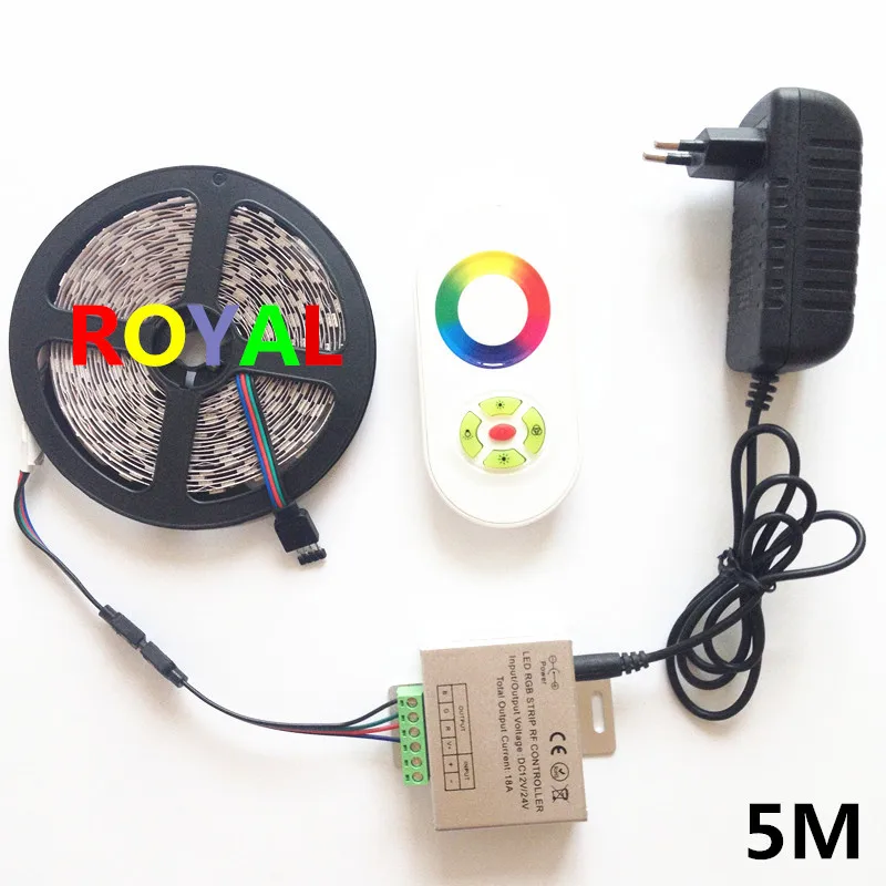 Светодиодная лента RGB 450 светодиодов IP20 светодиодная Диодная SMD 5050 5 м/рулон м 15 10 20