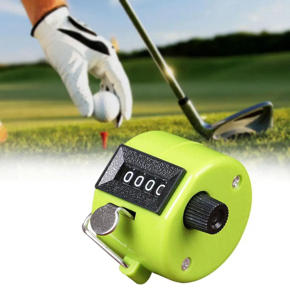 Ручной учетный номер нержавеющего металла мини Спорт Lap Гольф Руководство 4 цифры