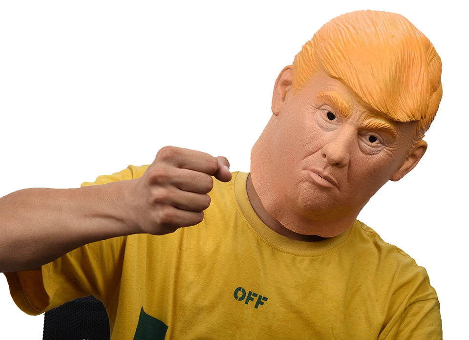 Латексная Маска американского президента Дональда Трампа, накладные маски, силиконовые маски для косплея, маскарадный костюм, Бальные реквизиты, подарки