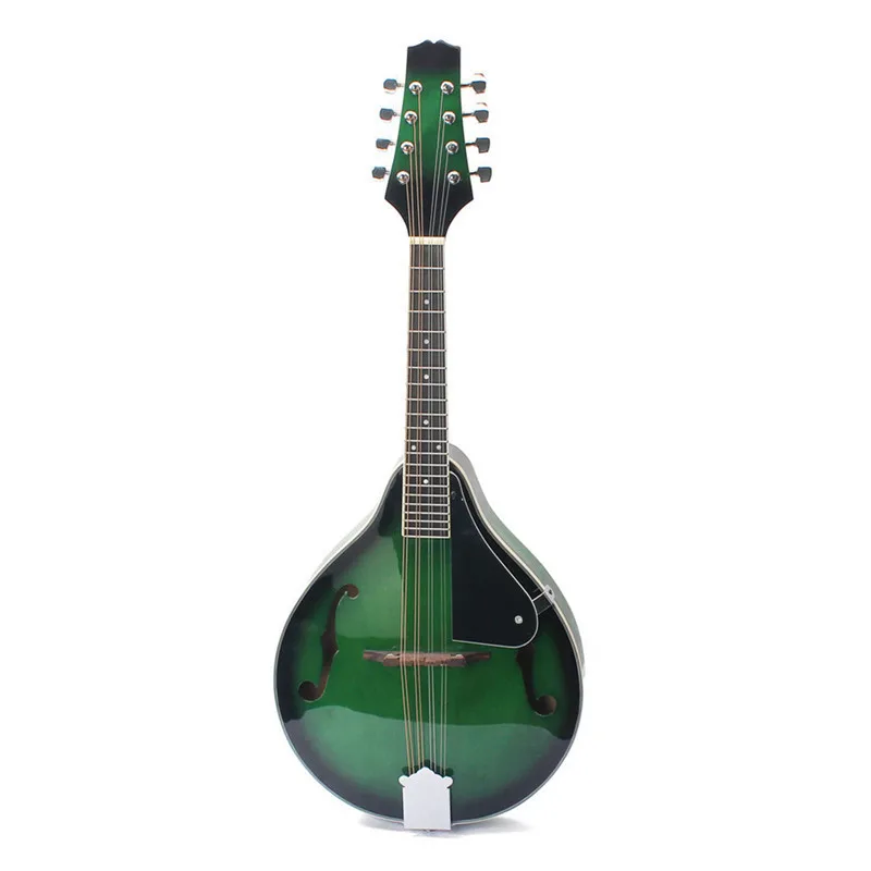 8 String F Hole мандолин гитара дерево стиль музыкальный инструмент со стальной