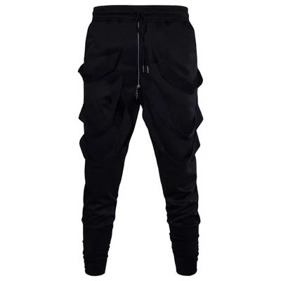 Мужские шаровары MarKyi повседневные свободные штаны в стиле хип-хоп на молнии