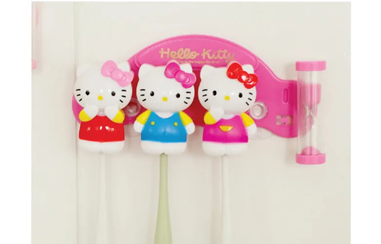 Новый сладкий hello kitty многоцелевой 3 зуб держатель yey 2559|holder|holder |