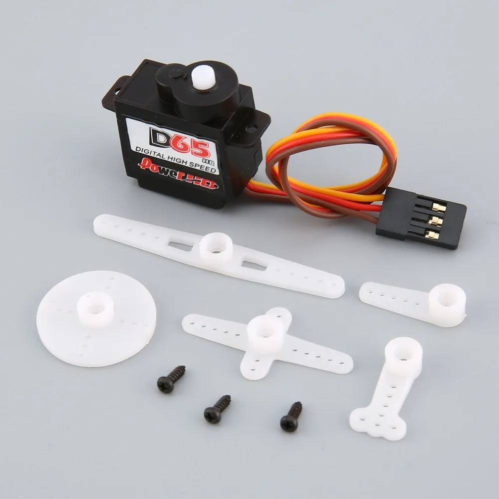 Мощность HD DS65HB 1 5 кг рулевой крутящий момент цифровой пластик шестерни Coreless Servo