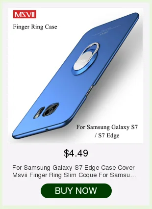 Для samsung Galaxy S7 чехол MSVII S7 Тонкий матовый чехол для samsung S7 Edge чехол твердая задняя крышка для Galaxy S7 S 7 Edge