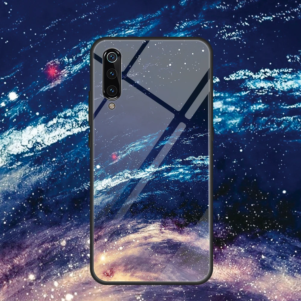 Чехол для Samsung A50 чехол A30 A70 Роскошный Жесткий стеклянный Galaxy M20 A20 A10