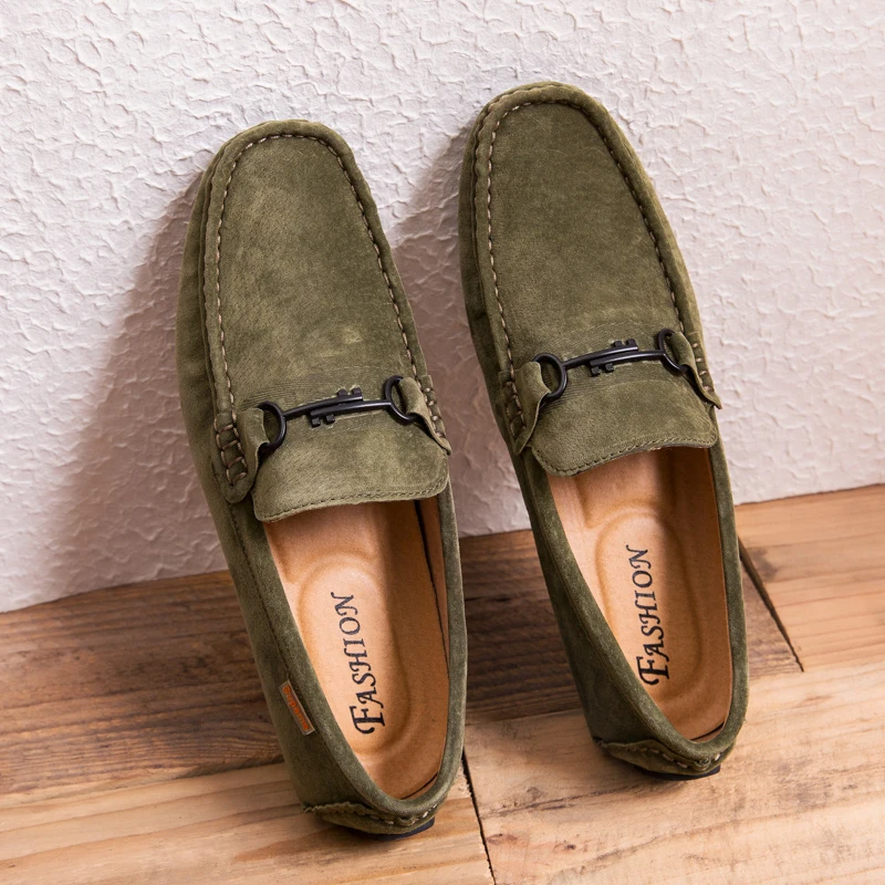 Mocassim Masculino/весенняя обувь; мужские лоферы; мужская повседневная обувь; Летняя обувь; мужская обувь на плоской подошве; Sapato Masculino zapatillas hombre; Цвет Зеленый