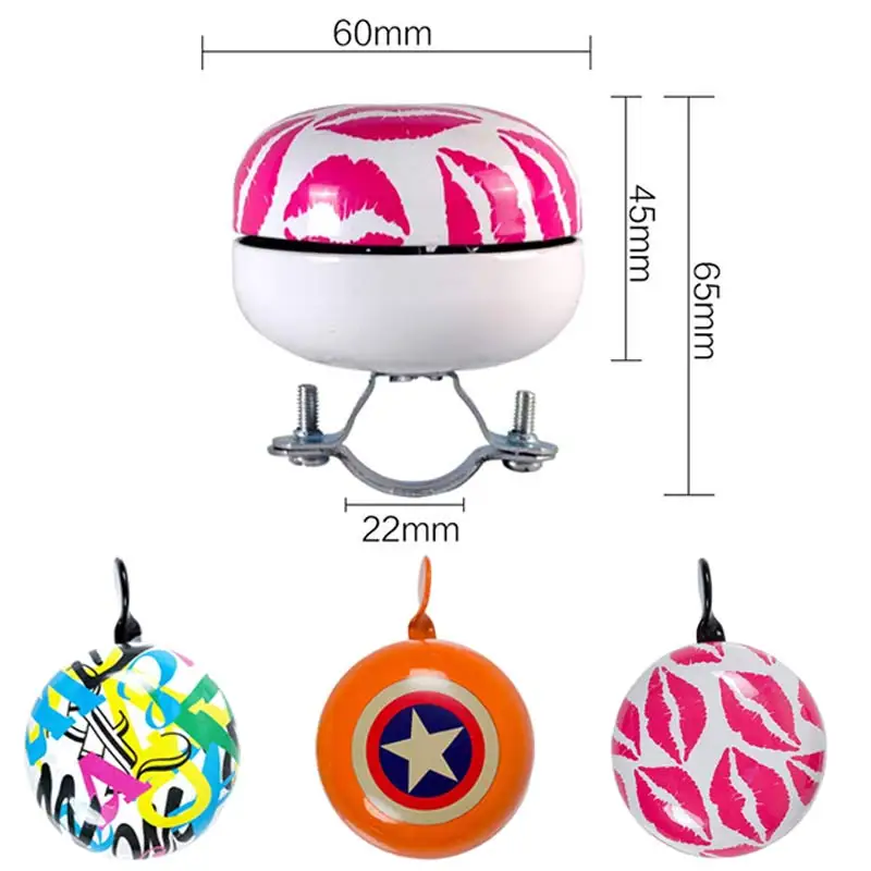 Акула Тигр Велосипедное кольцо колокольчик для 20 мм 22 Руль Горный велосипед