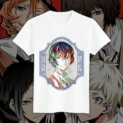14 Новая футболка Bungou для бродячих собак Nakahara Chuuya дазай Осаму, Мужская футболка, летние футболки, топы - Цвет: 14