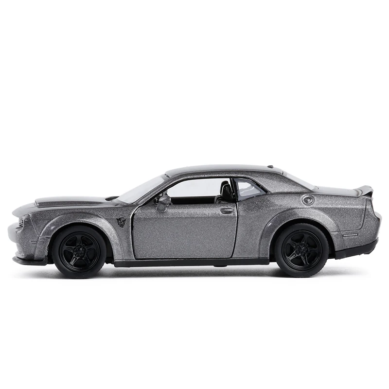 1/36 масштаб Dodge Challenger SRT игрушка демон отлитый под давлением модель с тяговым
