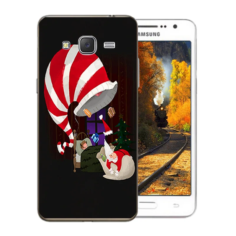 Чехол для Samsung Galaxy Grand Prime силиконовый чехол телефона из ТПУ с рисунком Merry X'MAS G530F