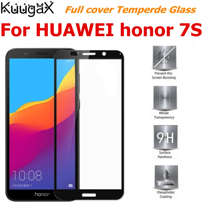 Защитная пленка для экрана закаленное стекло смартфона HUAWEI honor 7S play 7 чехлы на