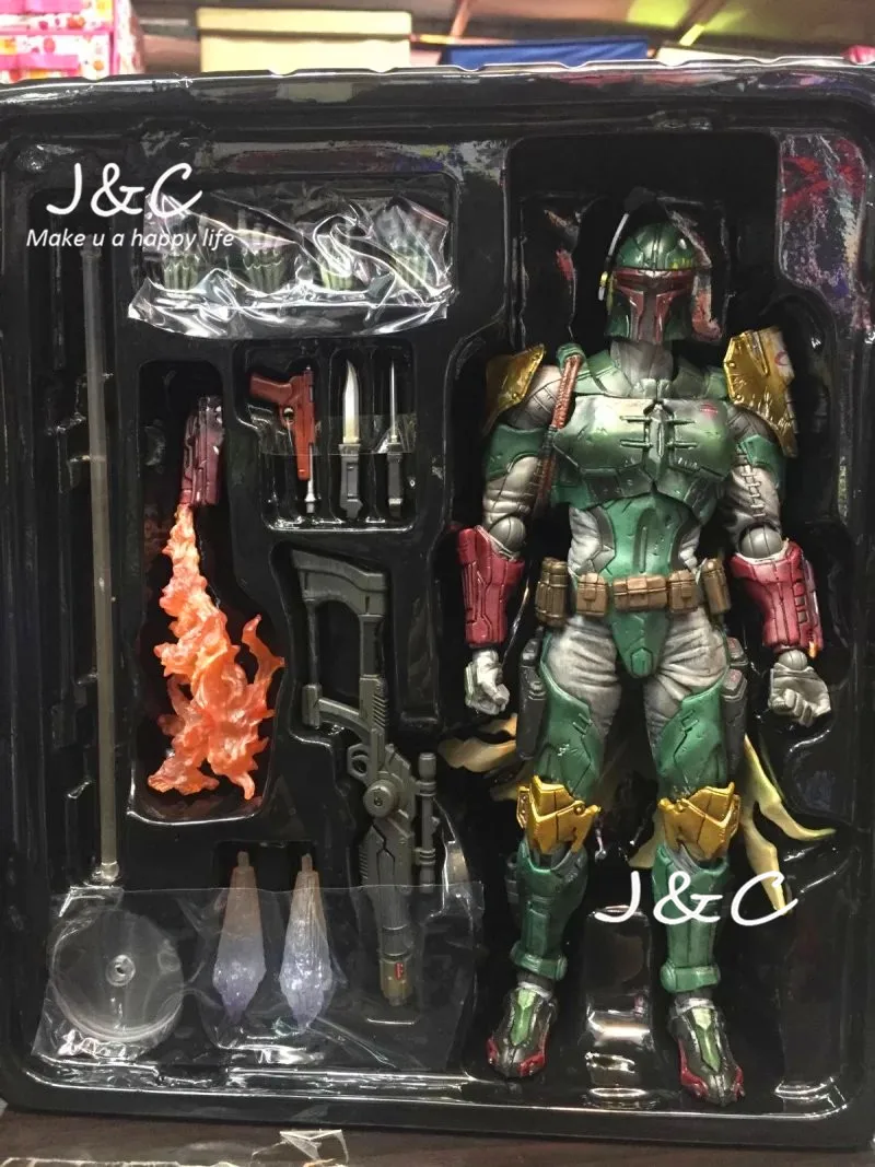 Играть Искусство Kai PA Star Wars Boba Фетт фигурка модель 27 см ПВХ кукла игрушки подарок