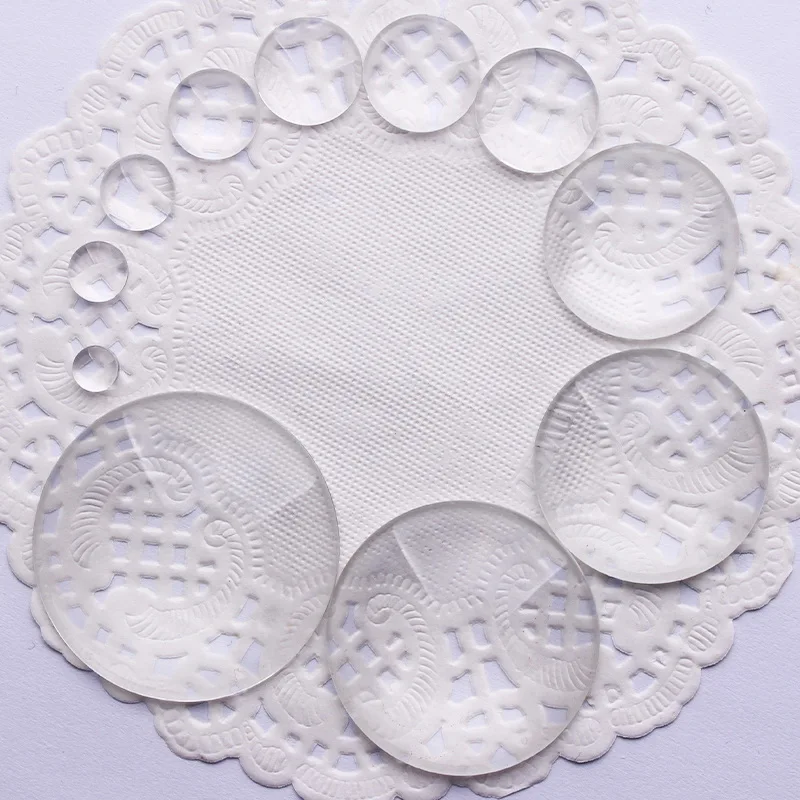 6 30 мм круглые алмазные стеклянные кабошоны для верхние подвески качественные