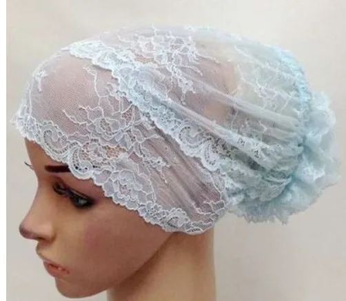 (20 шт./лот) 2019 Новый мусульманский головной убор с цветочным кружевом TT076|hat light|hijab