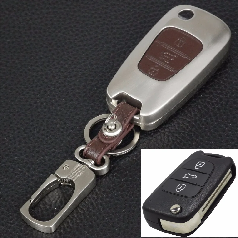 Цинковый сплав + кожа автомобильная фотосессия для Kia RIO K2 K5 Sportage Sorento Ceed Hyundai i30 i35