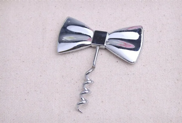 100 шт./лот открывалка для бутылок с черным галстуком штопор красного вина подарки