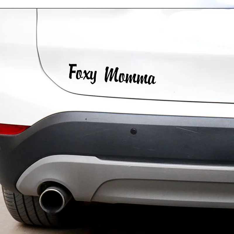 QYPF 16.5CM*3.5CM Fashion Foxy Momma Vinyl Decoration Art Waterproof Car Sticker Decal C15-2735 | Автомобили и мотоциклы