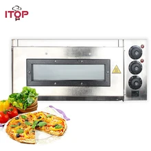 ITOP Коммерческая печь для пиццы с таймером, электрическая печь для пиццы, 20 л, коммерческая керамическая печь для пиццы, сертификат CE, 110 В/220 В