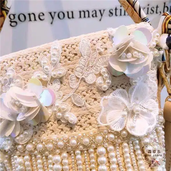 Forestry Handmade Straw Bag New Summer 2009 Fashion Baitao Women's One Shoulder Slant Seaside Holiday Beach | Багаж и сумки