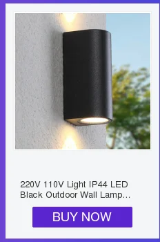 Ретро 220 В 110 В IP44 стекло Led Наружное водонепроницаемое Освещение стен лампа бра для улицы дома крыльца ворота балкон веранда дом