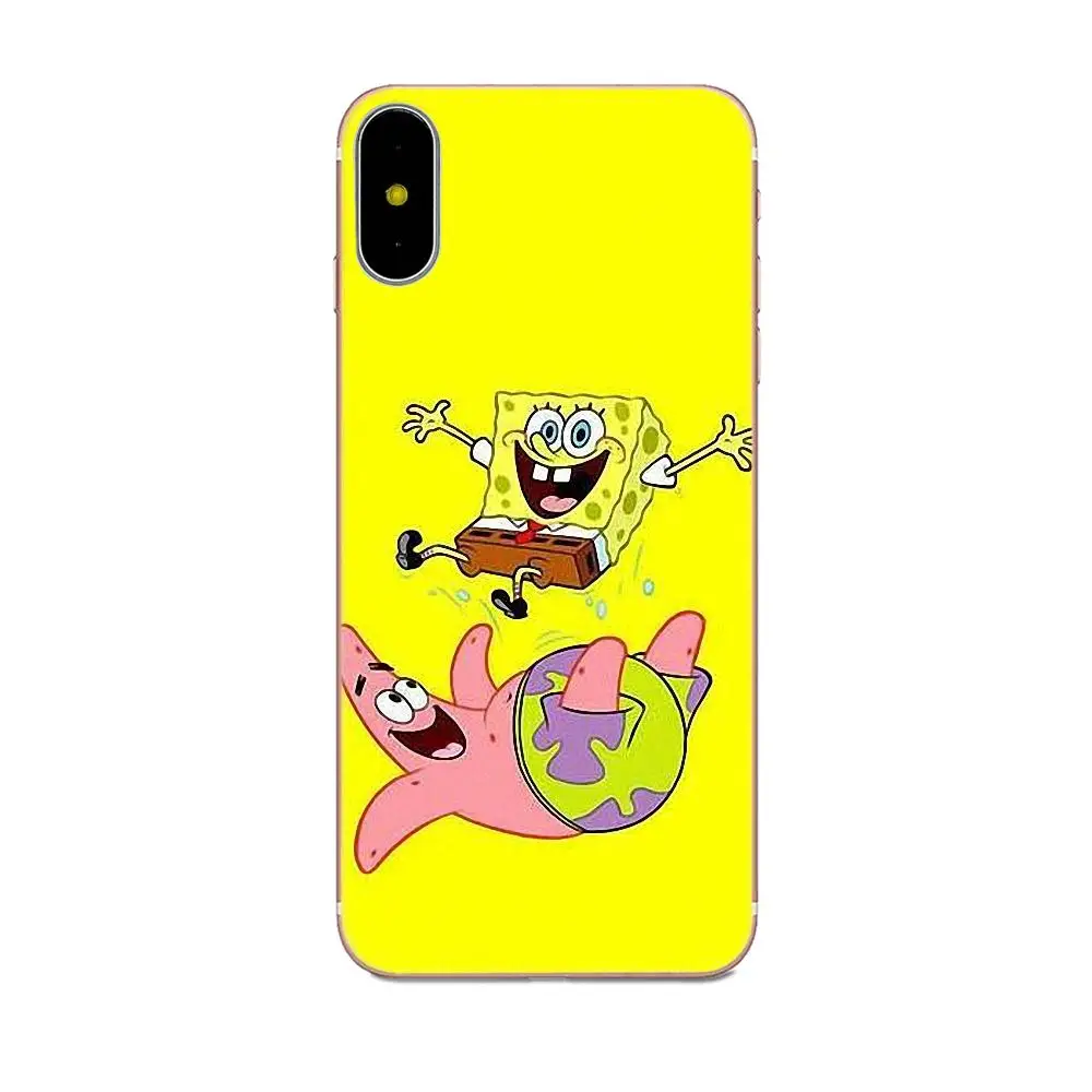 Чехол для мобильного телефона с принтом Губки Боба и Патрика Xiaomi Redmi Note 2 3 3S 4 4A 4X 5 5A