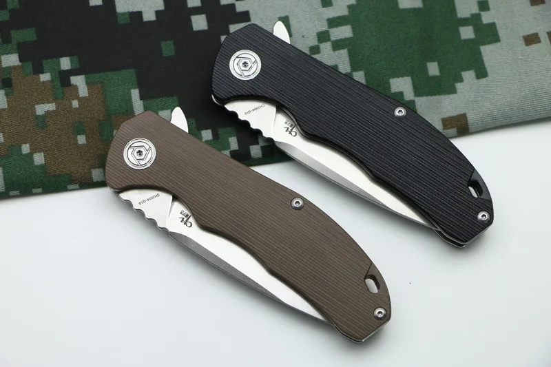 CH3504-G10Flippe складной нож D2 лезвие шарикоподшипник G10+ стальная ручка охотничий нож Открытый нож выживания EDC тоже