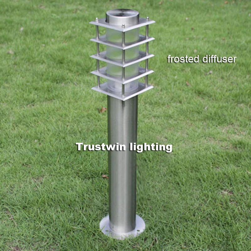 Водонепроницаемый светильник для газона из нержавеющей стали светодиодный
