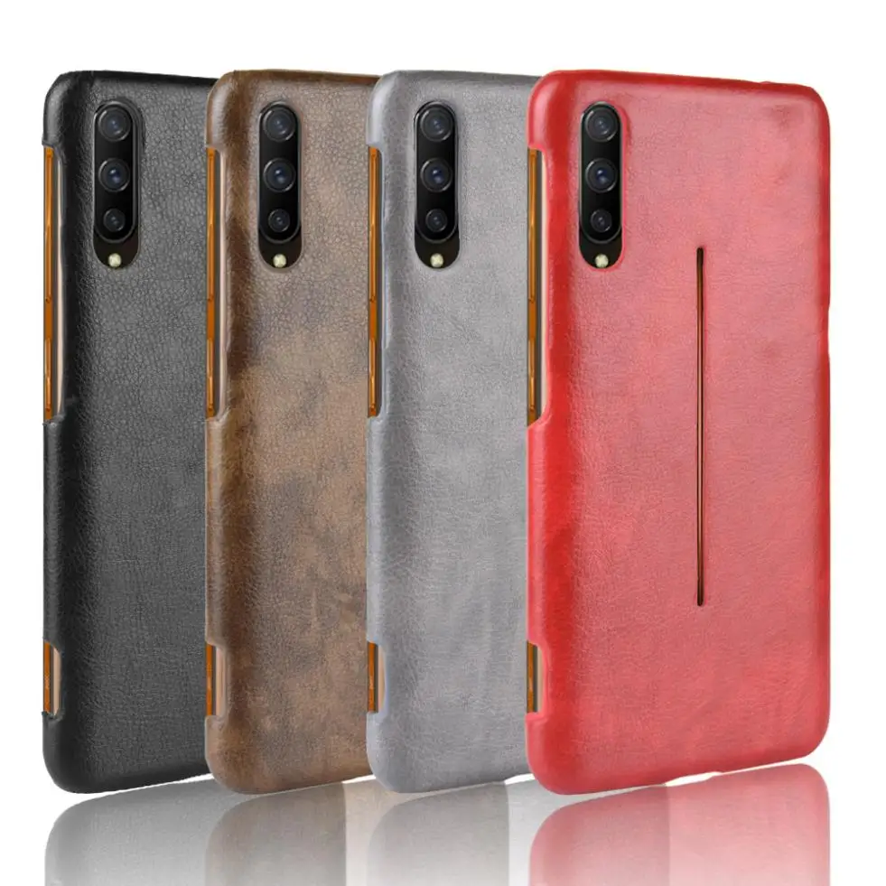 ДЛЯ Vivo iQOO/vivo X27 классический личи кожа текстура ударопрочный Жесткий ПК PU