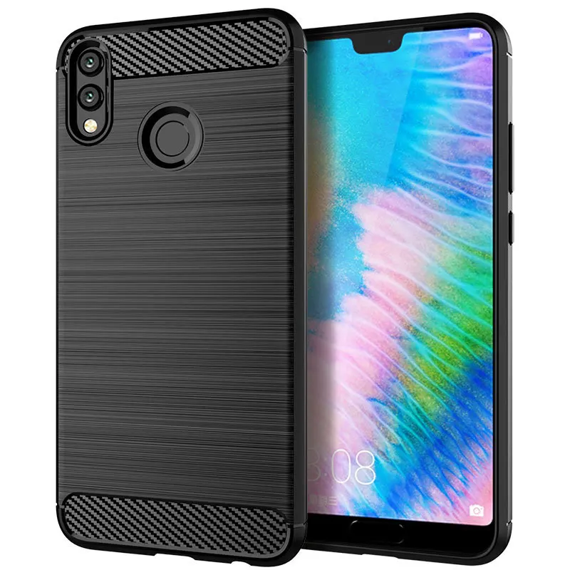 

For Huawei Y Max Case Shockproof Phone Back Cover Fiber Soft Case