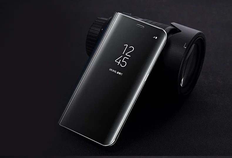 Смарт-зеркало Посмотреть чехол для huawei mate 8 clear View mate8 смартфон | Мобильные