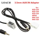 Автомобильный USB-адаптер AUX 3,5 мм, кабель для радио, mp3-плеера для Volkswagen VW RCD210 RCD310 RCD510 MFD3 RNS310 RNS510