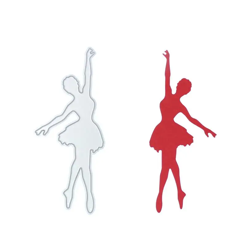 Металлические штампы YPP для танцев балерины металлические высечки скрапбукинг