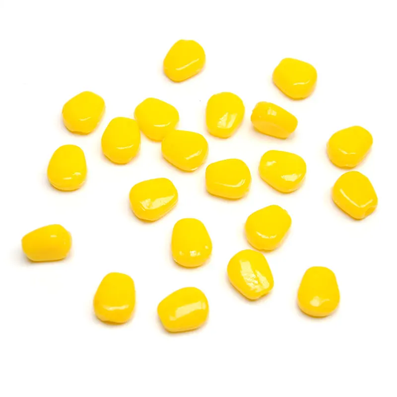 

[100PCS/Pack] Soft Plastic Fake Corn Maize for Carp Fishing Artificial Carping Bait Lure Rig