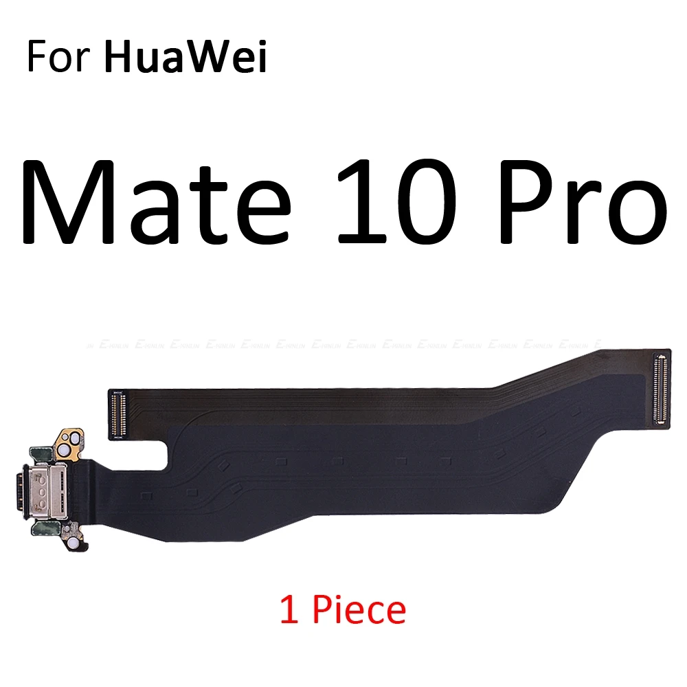 Разъем для зарядного порта гибкий кабель с микрофоном HuaWei Mate 20 10 9 Pro Lite P Smart Plus