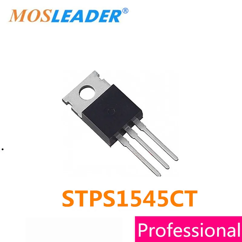 Mosleader STPS1545CT TO220 50 шт STPS1545 STPS1545C Schottky ВЫПРЯМИТЕЛЬ высокого качества | Электроника