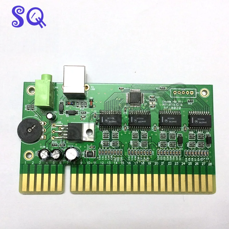 ПК USB к JAMMA аркадный конвертер платы контроллера для файтингов|pc usb to jamma|usb jammajamma