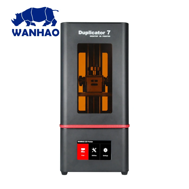 

2018 newest DLP LCD SLA WANHAO D7 PLUS Resin Jewelry Dental cheapest 3D Printer with touch screen and free resin