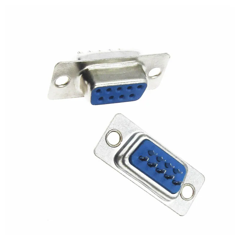 10 шт. RS232 DB9 последовательный VGA 9 контактный Женский Разъем припоя тип разъем |