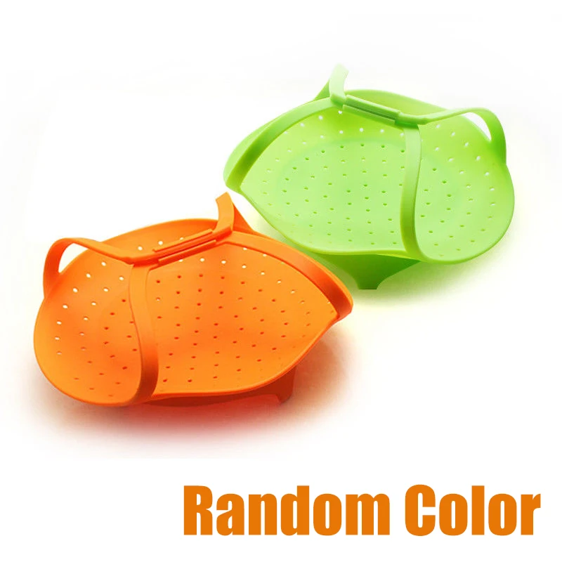 Силиконовая решетка для варки мгновенный горшок корзинный фильтр W/ложки с