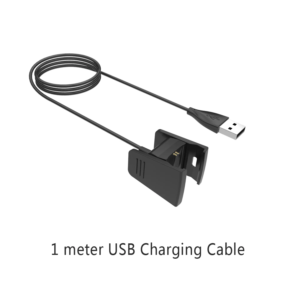 Умные часы зарядное устройство для браслета 1 м зажим USB-кабель портативное умных