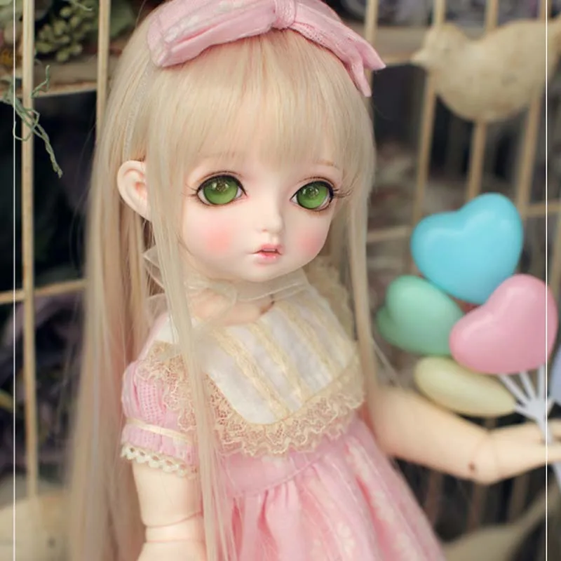 Полный комплект 1/4 BJD кукла / SD Милая бэмбис из смолы с бесплатными глазами для