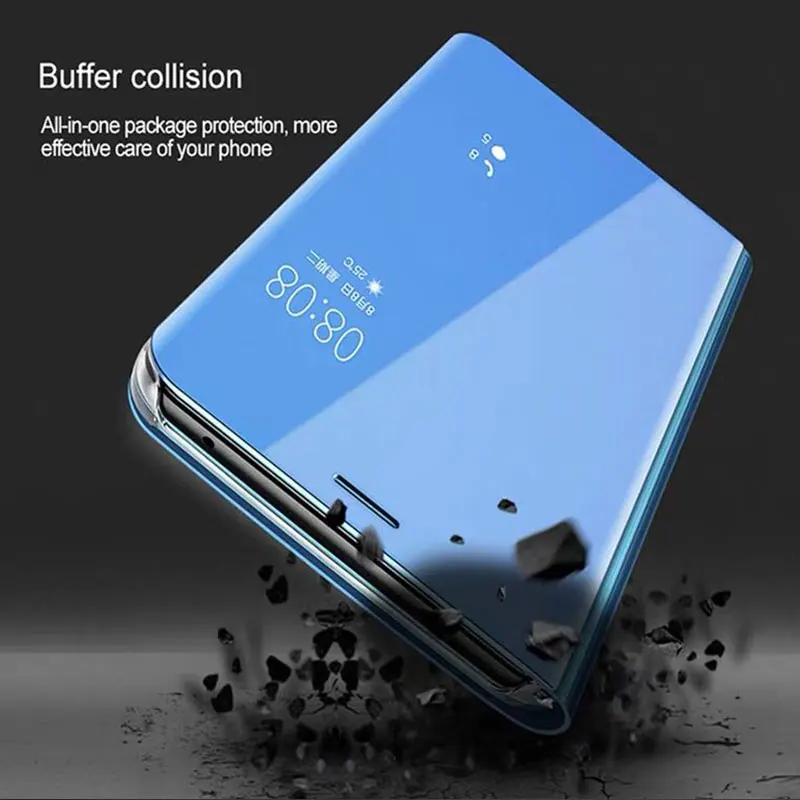 Умный зеркальный флип-чехол для samsung Galaxy A50 A70 A40 A30 A20 A10 чехол s для samsung S8 S9 Plus Note 8 Note 9 чехол