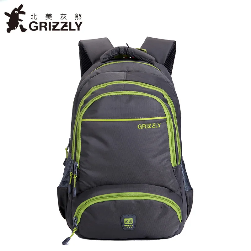 GRIZZLY Модные мужские нейлоновые рюкзаки, повседневные водонепроницаемые школьные сумки Mochila, многофункциональные дорожные сумки для мальчиков-подростков - Цвет: RU61864