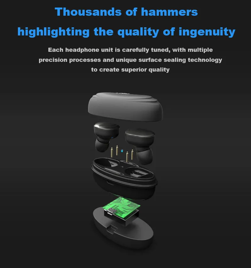 Новинка T12 Bluetooth V4.1 TWS наушники настоящие беспроводные стерео наушники водонепроницаемый слог Bluetooth гарнитура для телефона