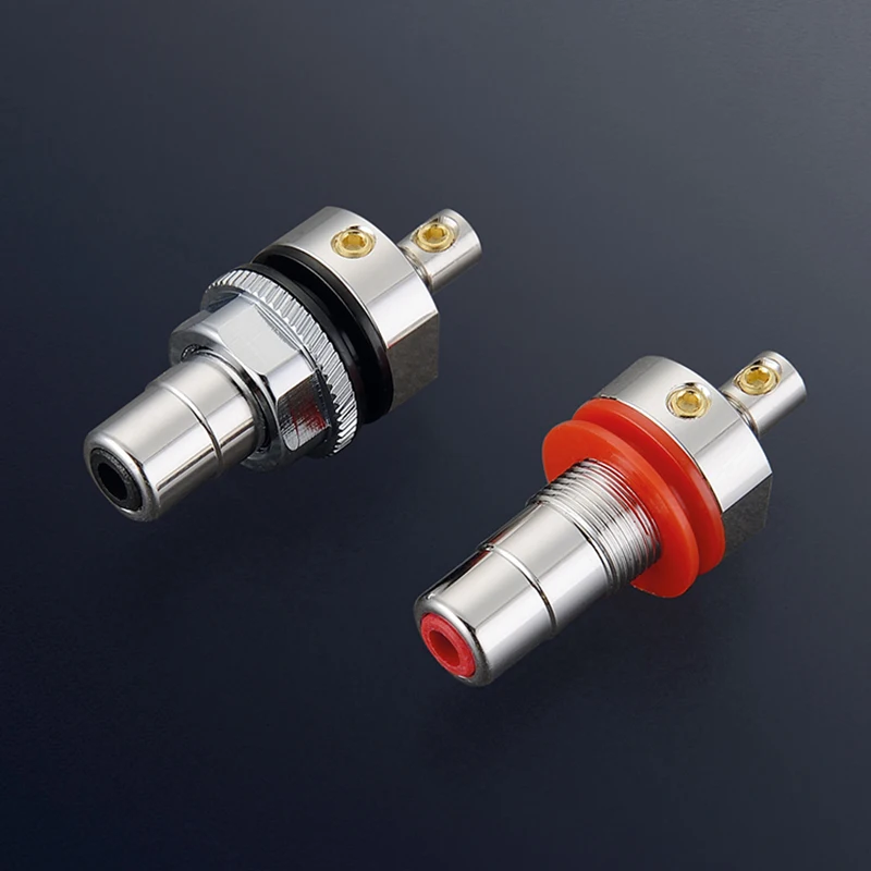 Viborg RC102R гнездо RCA с родиевым покрытием из чистой меди|Коннекторы и разъёмы| |