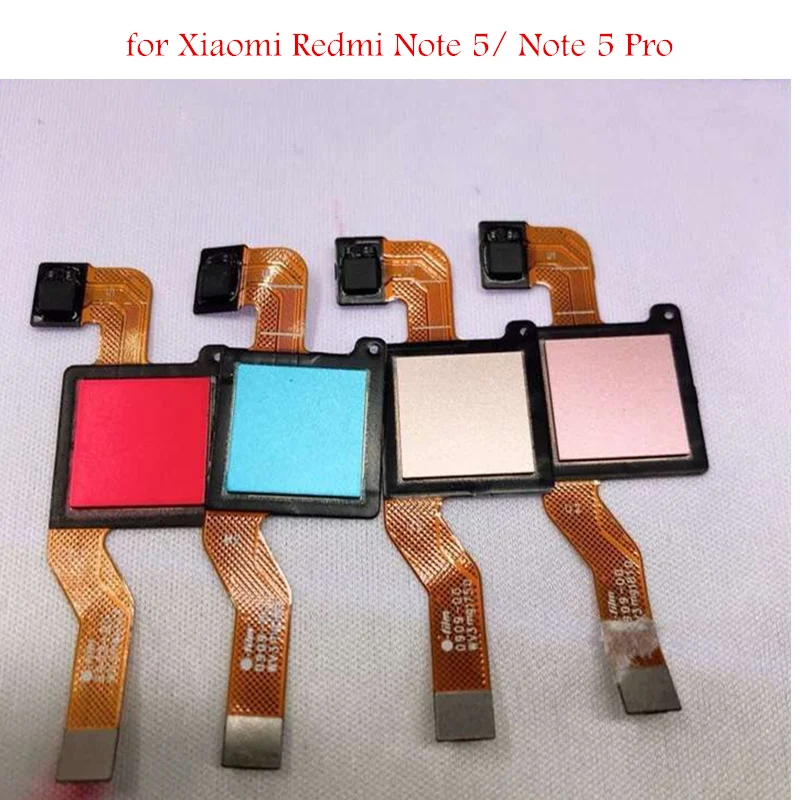 Для Xiaomi Redmi Note 5/Note 5Pro сканер отпечатков пальцев Кнопка Home гибкий кабель сенсорный ID сенсор возвратный гибкий кабель, запчасти для ремонта