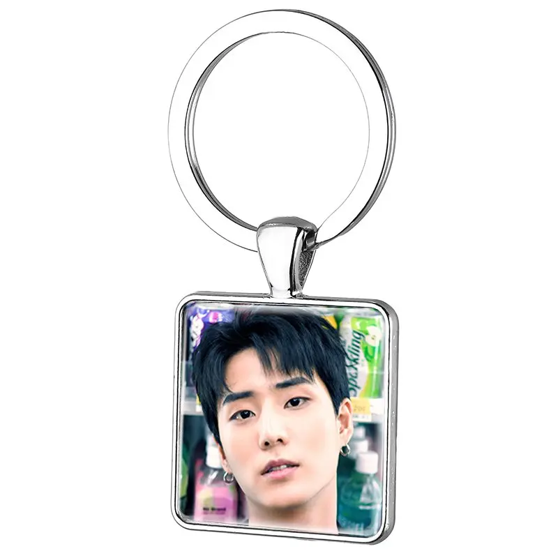 DAY16 Tafree, модный Kpop Day6 брелки Персонализированные серебряный цвет ключи цепочки Ключи Кольца Автомобильный ключ для фанатов Keepsake ювелирные изделия Day34 - Цвет: DAY16