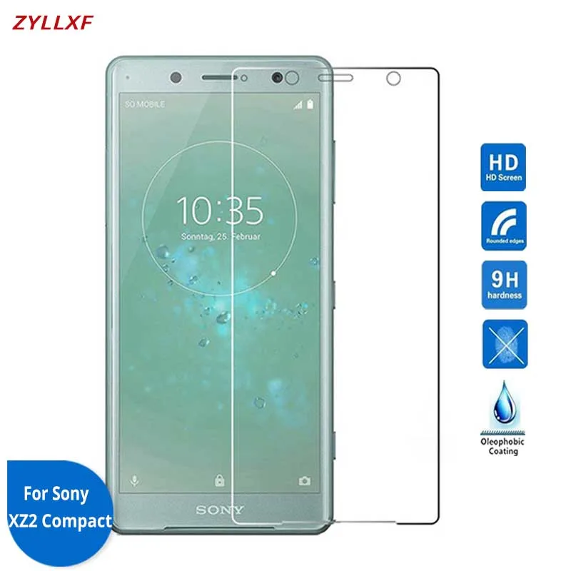Для Sony Xperia XZ2 Compact закаленное стекло 5 в 9H 2.5D Премиум Защитная пленка для XZ 2