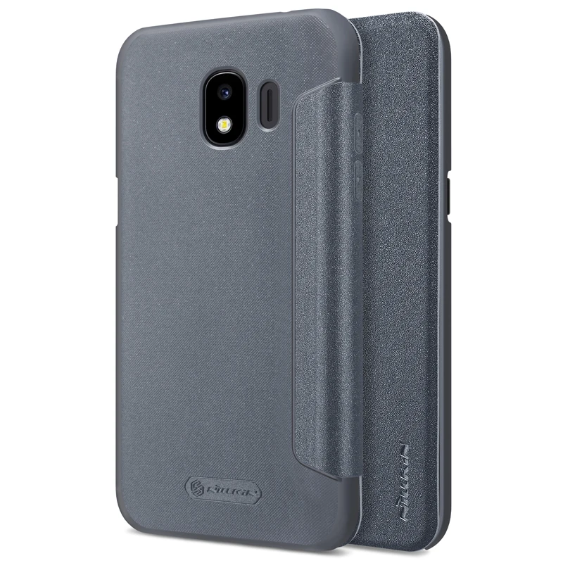 Оригинальный NILLKIN Sparkle Leather Case для samsung Galaxy J2 Pro 2018 флип чехол J250F телефона случаях |