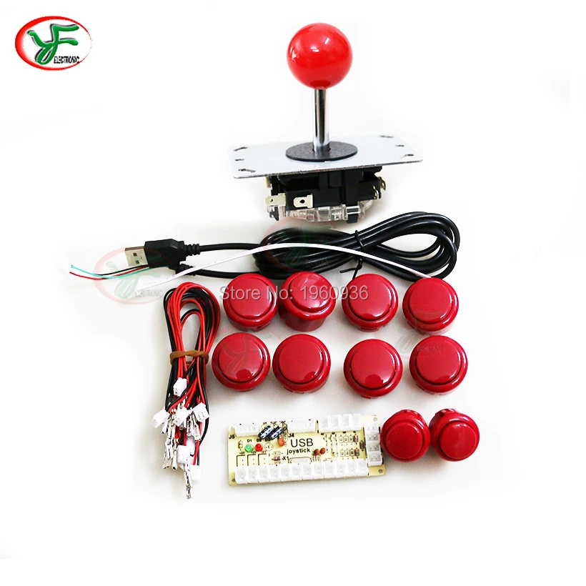 DIY Набор Нулевая задержка игровой DIY USB энкодер джойстик для ПК sunway Кнопка Mame